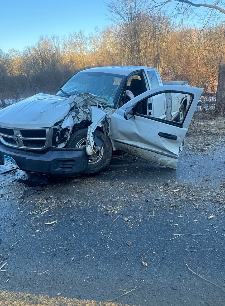 crashed car