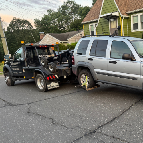towed car