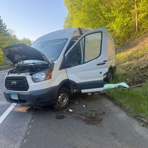 crashed car
